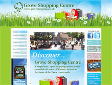 Tablet Screenshot of groveshopping.co.uk